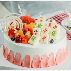 欧丰园生日蛋糕欧式系列 快乐出发8英寸10英寸