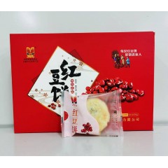 安康硒品1号店 旬阳县旬汉红豆饼395g/盒