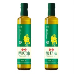 【安康硒品1号店】最安康菜籽油500ml*2瓶礼盒装