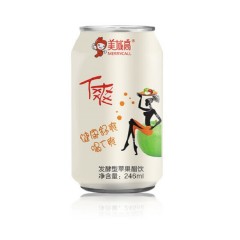 【延安扶贫馆】美域高洛川 发酵型苹果醋饮易拉罐装