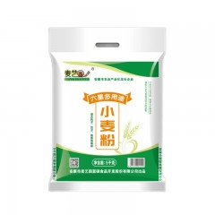 【安康硒品1号店】麦艺园六星多用途小麦粉5kg面粉