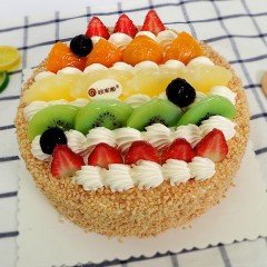 欧丰园生日蛋糕欧式系列 水果风暴蛋糕6英寸8英寸10英寸