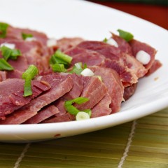 商洛市丹凤县原生态驴肉一口香 120g驴肉休闲零食