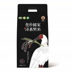 【汉中扶贫馆】洋县 康原 羚牛牌 有机黑米5kg/提