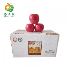 【延安扶贫馆】洛川县 洛自然 苹果（不套袋）果径约70-79mm 8斤礼盒装