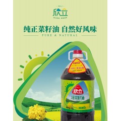 【汉中扶贫馆】勉县 新力 欣立压榨纯香菜籽油5L/桶