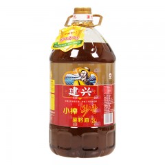 【汉中扶贫馆】勉县 建兴 小榨炒香菜籽油5L瓶