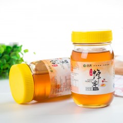 【西安扶贫馆】雁塔区 众天食品 蜂蜜 蜂情蜜意礼盒500g*2瓶