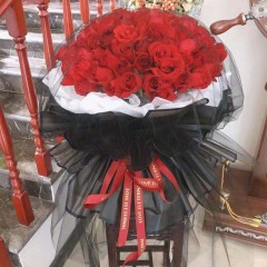 红玫瑰花束99朵  富华花艺美学