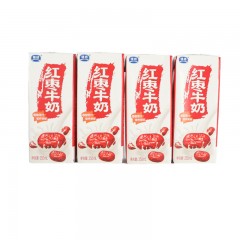 西安 银桥红枣牛奶250ml*12盒