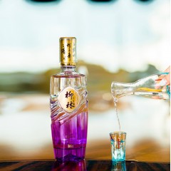 【宝鸡扶贫馆】柳林酒 柳林酒紫色财富45° 500ml/瓶