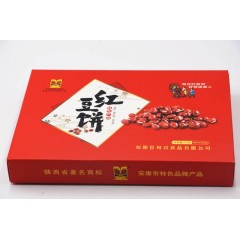安康硒品1号店 旬阳县旬汉红豆饼395g/盒