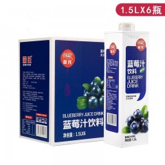 【硒品1号店】荣氏蓝莓汁1.5L*6瓶/箱