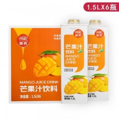 【硒品1号店】荣氏芒果汁1.5L*6盒
